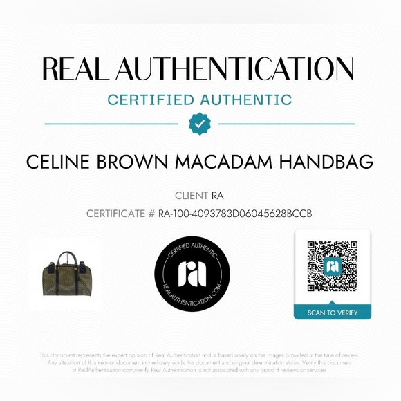 Celine Brown Macadam Handbag - Picture 7 of 13
